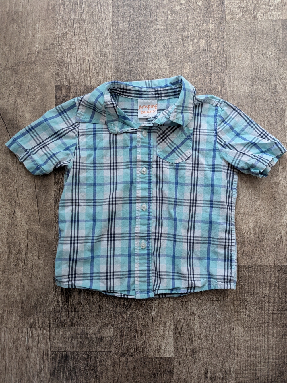 Toddler Boy Plaid Button Down Shirt